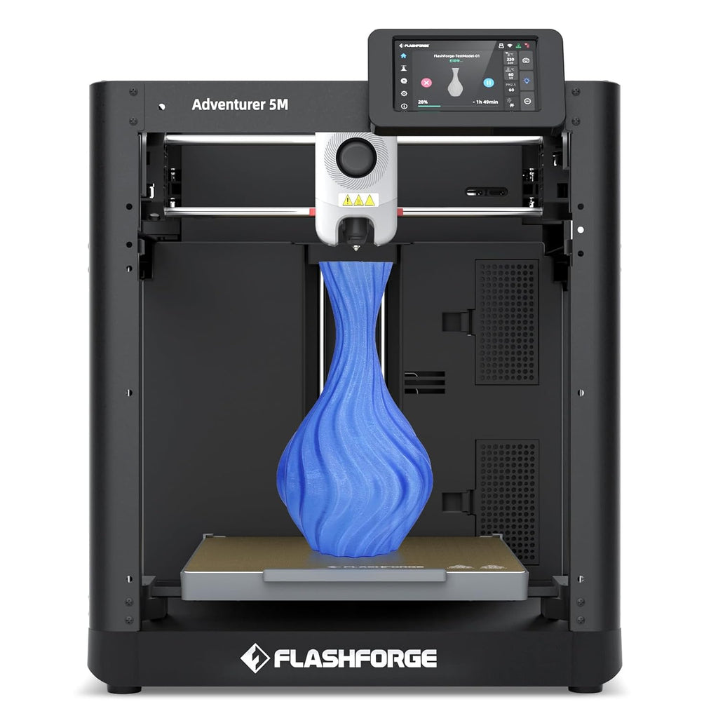Flashforge Adventurer 5M 3D Printer with Flawless First Layer, Auto Leveling and Quick Release Nozzle,Max Speed 600mm/s,CoXY All-metal Structure,Build...
